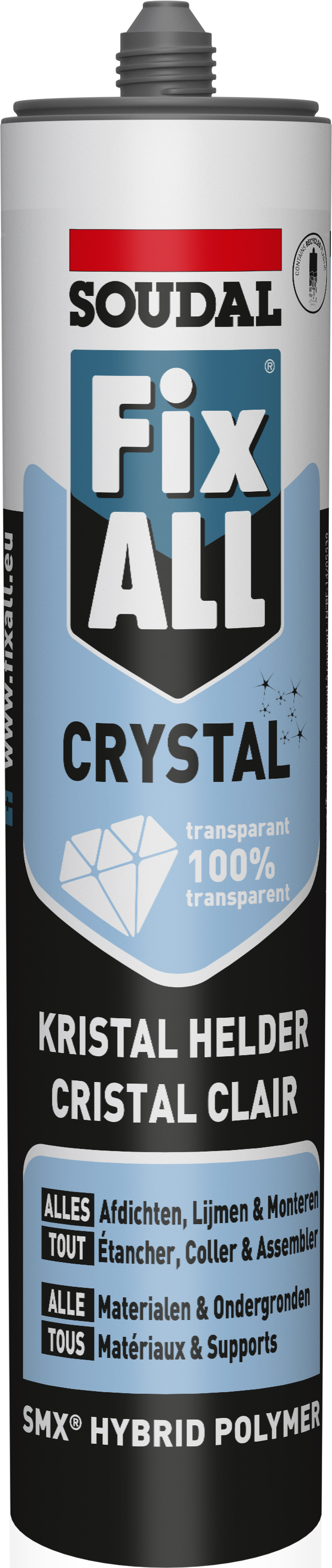Soudal Fix-all Crystal 290 ml Transparent Soudal Fix-all Crystal 290 ml Transparent