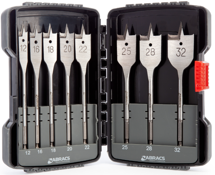 Abracs 8-Piece Wood Speed Drill Set