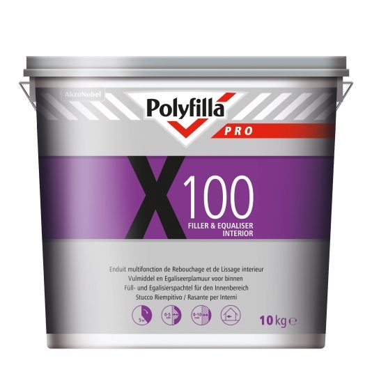 PolyFilla Pro X100 Vul- en Egaliseermiddel 5 kg