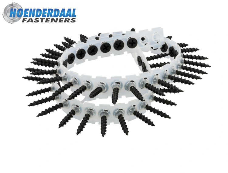 Gipsplaatschroef Grof op band 3.9X25 Gefosf. PH-2 (1000x) Hoenderdaal Gipsplaatschroef Grof op band 3.9X25 Gefosf. PH-2 (1000x) Hoenderdaal