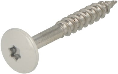 HPL Schroef 4.8x38 RVS-A2 TX20 Lichtgrijs RAL7035 (100 stuks)