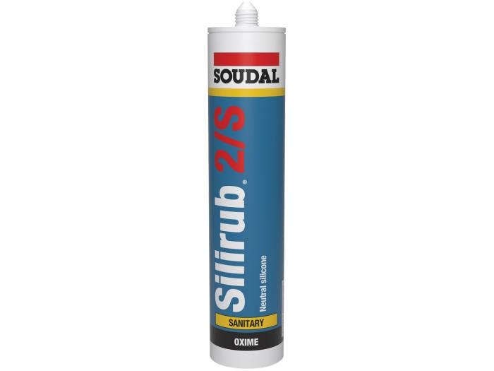 Soudal Silirub 2/S 300 ml Ral9010 Wit