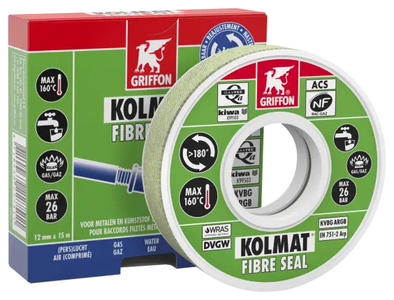 Griffon Kolmat fibre seal 12mm x 15m Griffon Kolmat fibre seal 12mm x 15m