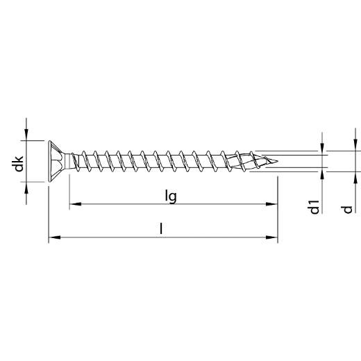 HECO Spaanplaatschr. 5X20 verzinkt TX-20 platkop (200)