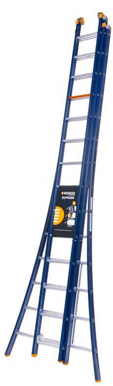 Supreme brede opsteekladder 3x14 sporten