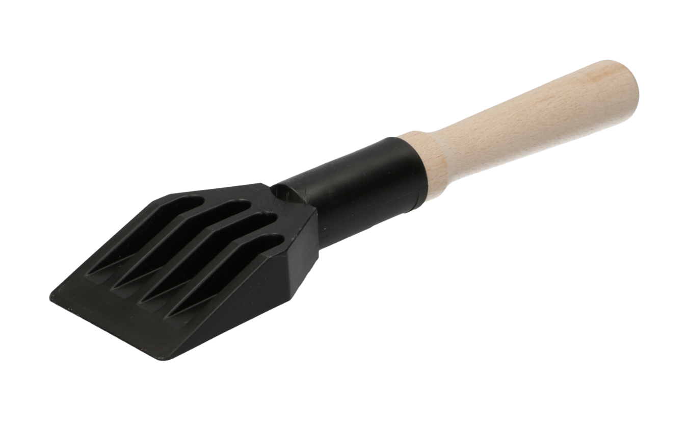 Combifit Glashevel Hout/PVC Zwart