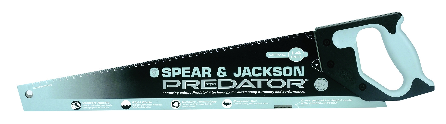 Spear & Jackson handzaag predator (PVC/Plastic) 14 ppi