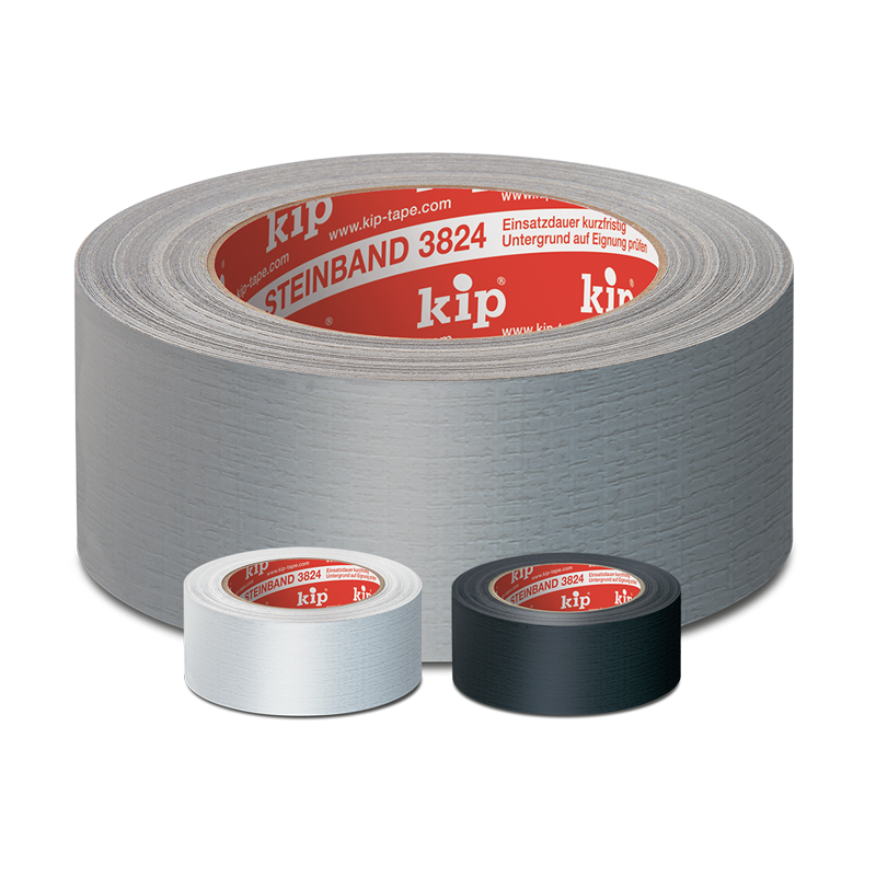 3824 Kip Steenband (reparatietape) 50mm/50m - zilver