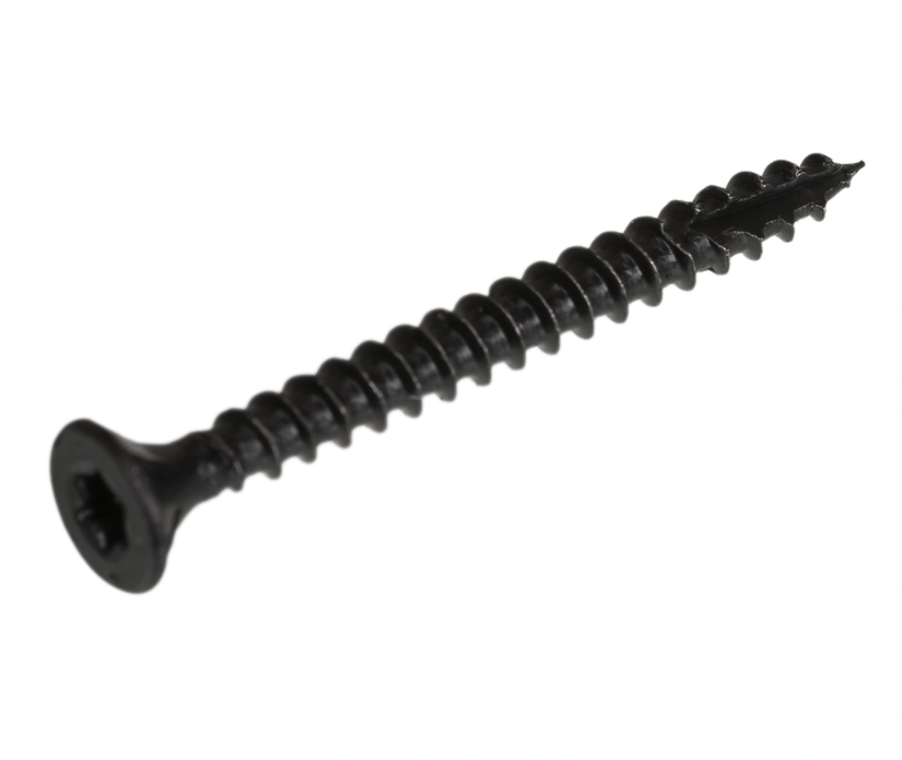 Spaanplaatschroef 4.0x30 +snijpunt HCP platkop TX kuip Blackline (100)