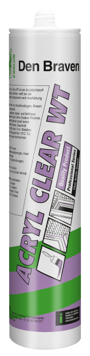 Zwaluw Acrylic Clear WT 310 ml Crystal Clear