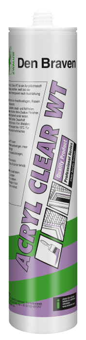 Zwaluw Acryl Clear WT 310 ml Kristalhelder Zwaluw Acryl Clear WT 310 ml Kristalhelder