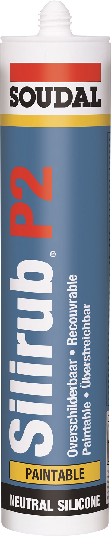 Soudal Silirub P2 310 ml Ral7004 Grijs