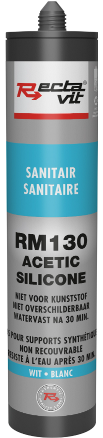 Rectavit RM130 Sanitair Acetic Silicone Wit 310ml