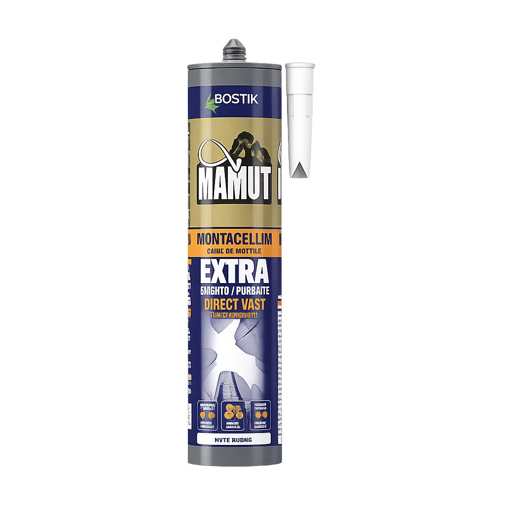  1+1 GRATIS Bostik Mamut Montagelijm 290ml Wit 