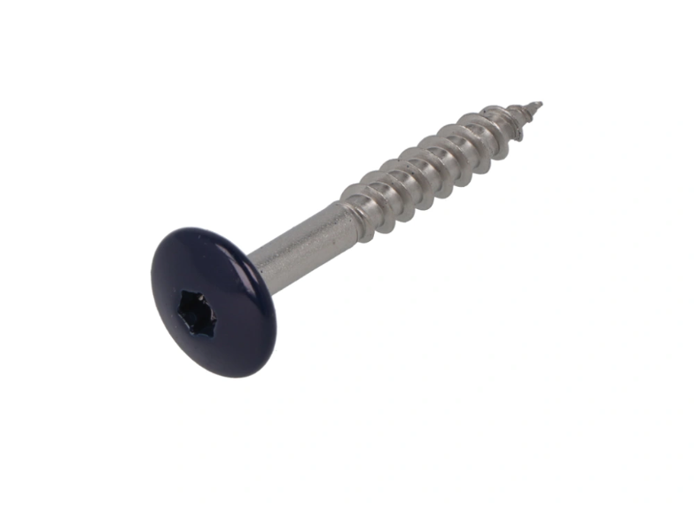 Dak&Gevel Kleurkopschr 4.8X38 Rvs-A2 Staalblauw Ral5011 (50)