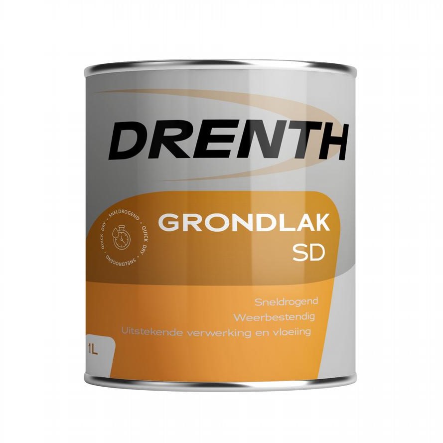 Drenth Grondlak SD 1 ltr RAL9004 Drenth Grondlak SD 1 ltr RAL9004