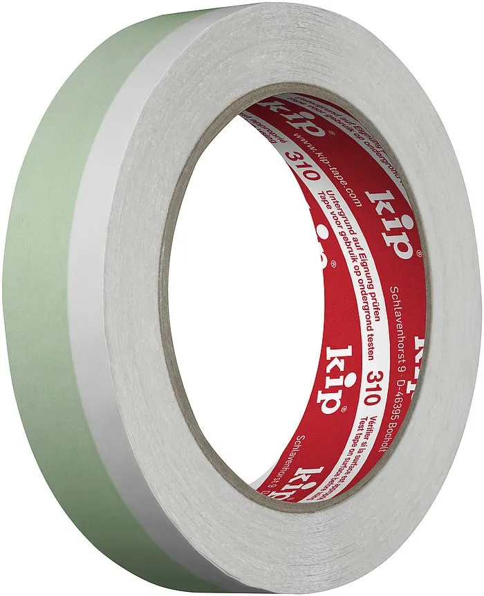 Kip 310 Duoband 25mm/25m (groen/wit)