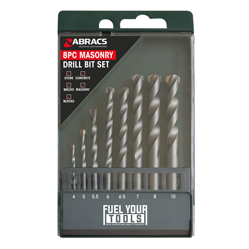 Abracs Stone Drill Set 8-piece