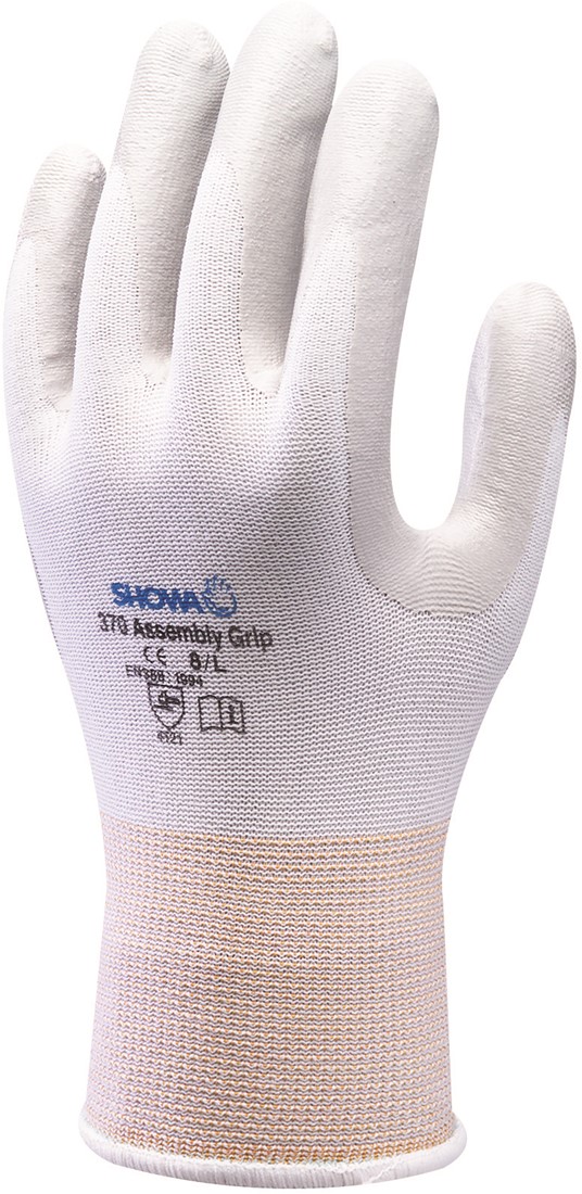 Handschoen Showa 370 White Maat L