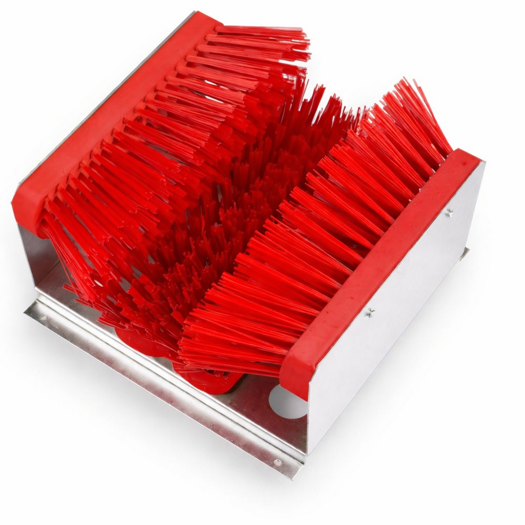 Solide Voetenveger gegalvaniseerd met 4 borstels