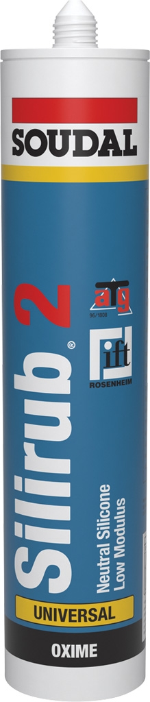 Soudal Silirub 2 300 ml Grijs Aluminium