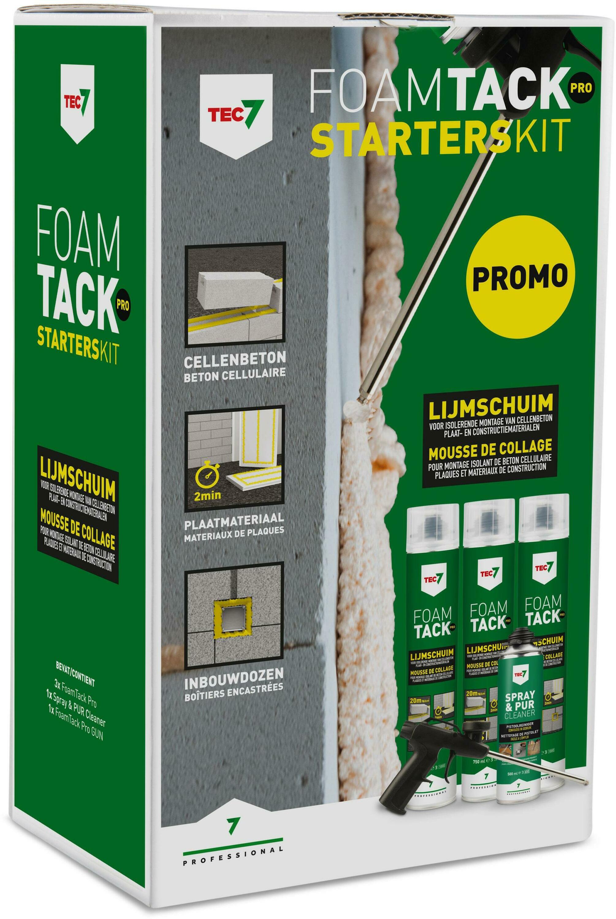 Tec7 FoamTack Pro Starterskit