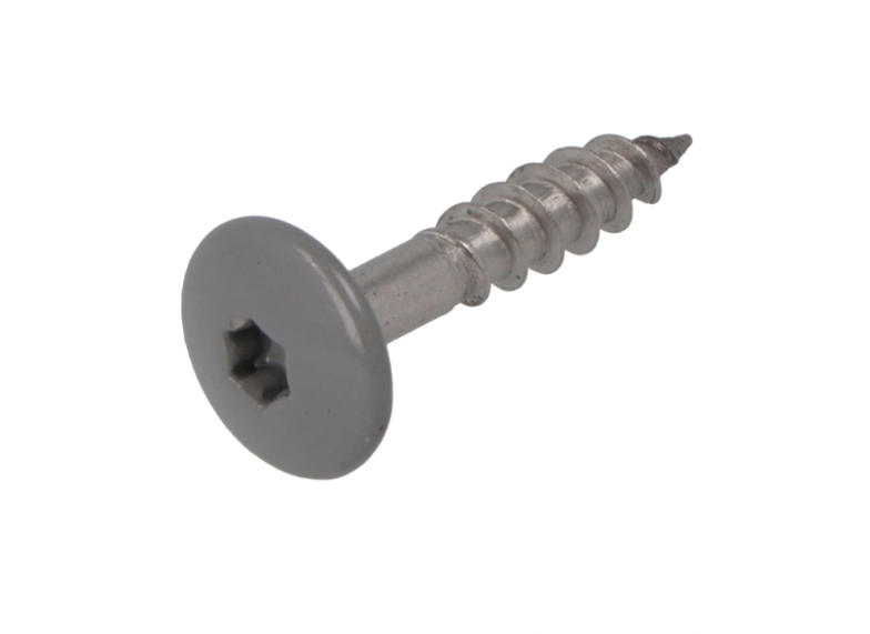 Dak&Gevel Kleurkopschr 4.8X38 Rvs-A2 Stofgrijs Ral 7037 (50)