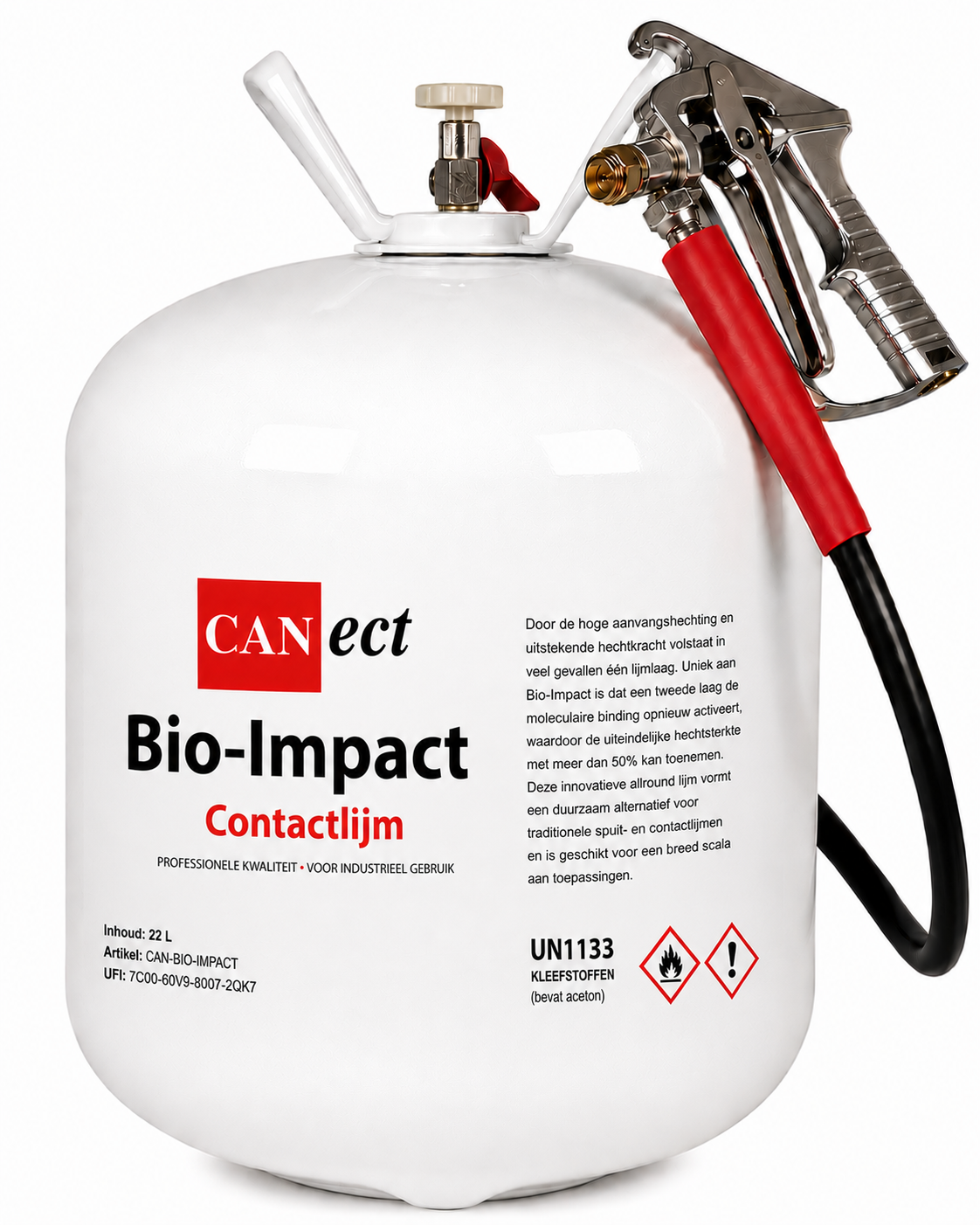 Canect Bio-Impact stalen vat 22 L