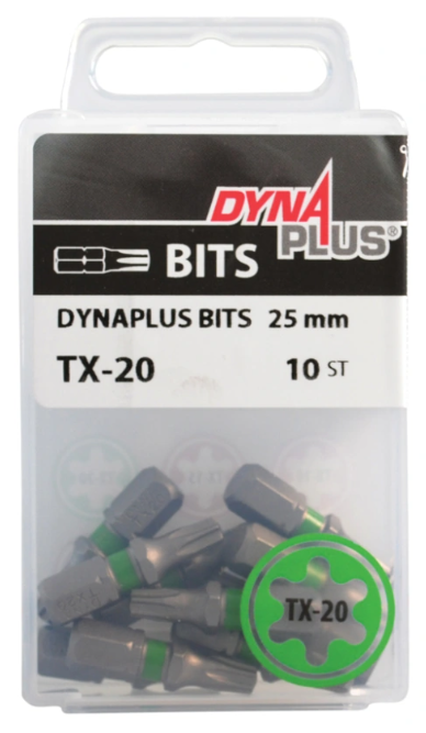 Dynaplus Schroefbit 25MM TX-40 Paars (10)
