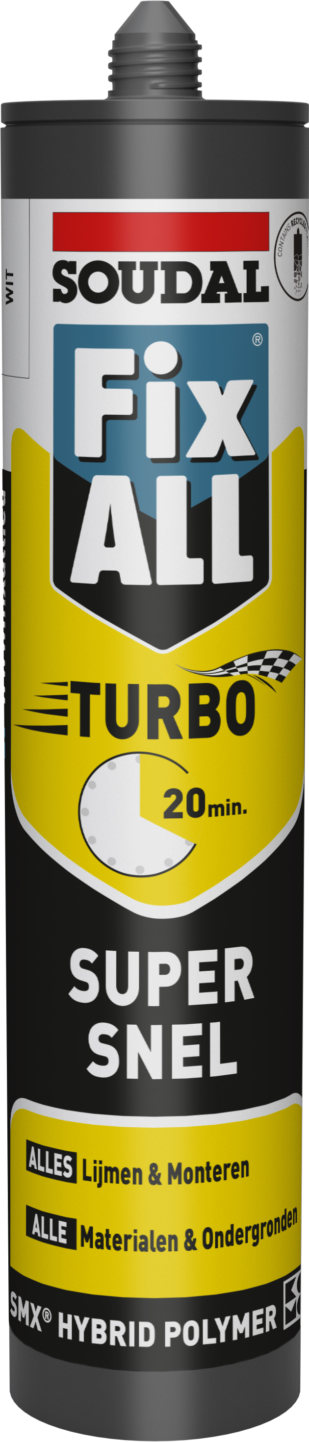 Soudal Fix-all Turbo 290 ml Grijs