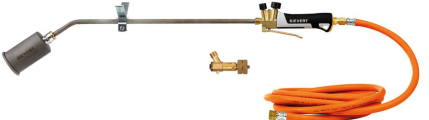 Sievert Turboroofer Titanium Pro 88 complete set  Sievert Turboroofer Titanium Pro 88 complete set