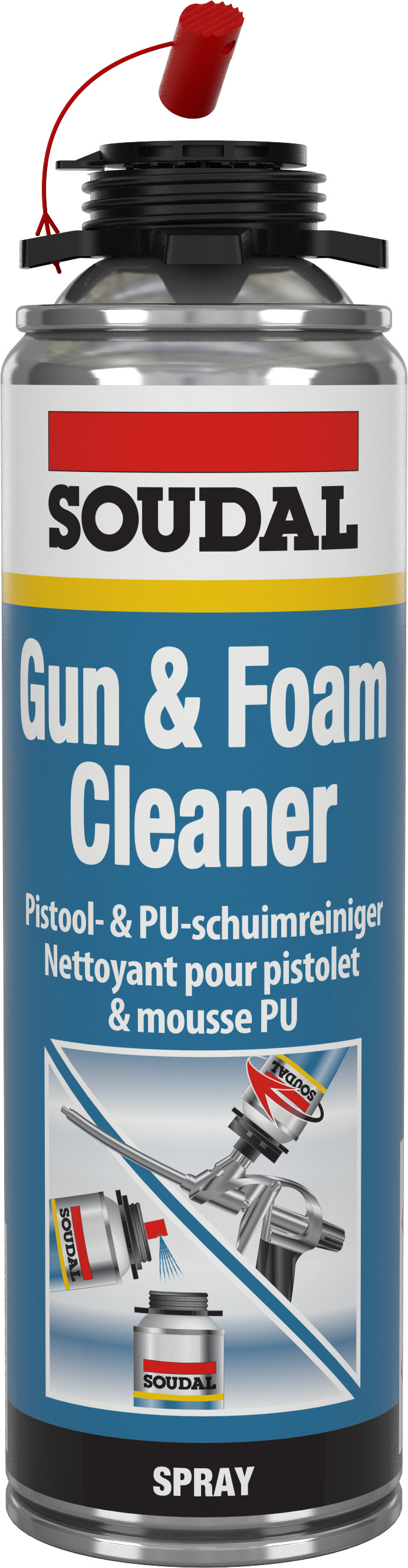 Soudal Gun & Foam Cleaner 500 ml Soudal Gun & Foam Cleaner 500 ml