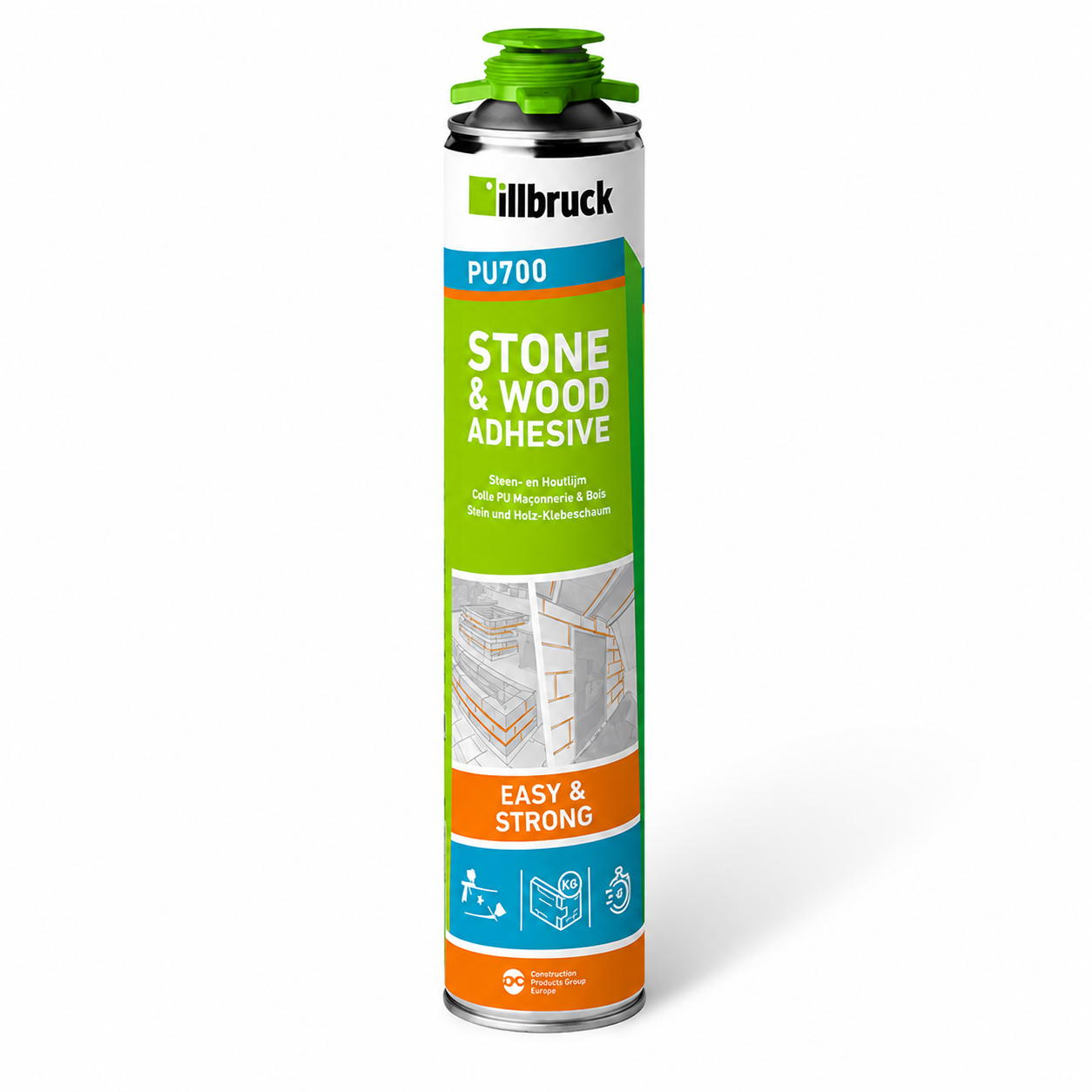 illbruck PU700 Stone & Wood Adhesive 880ml