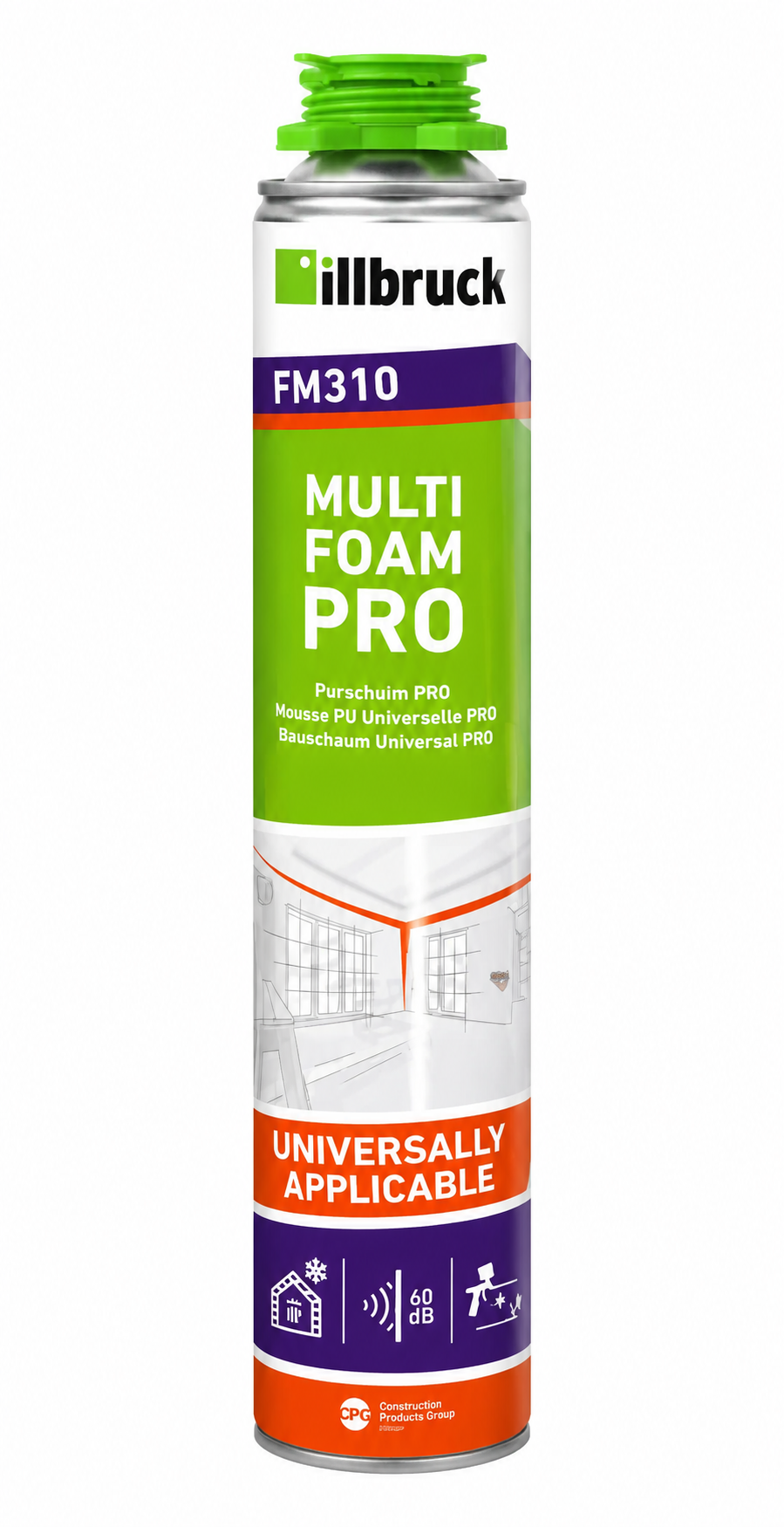 illbruck FM310 Multi Foam Pro (NBS Gun) 750 ml