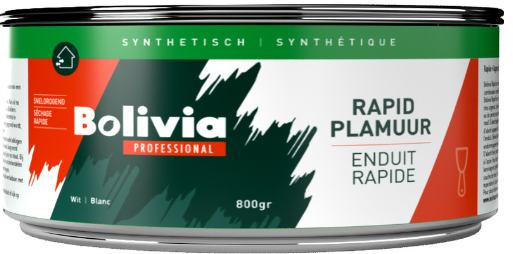 Bolivia Rapid Plamuur Blik 800g