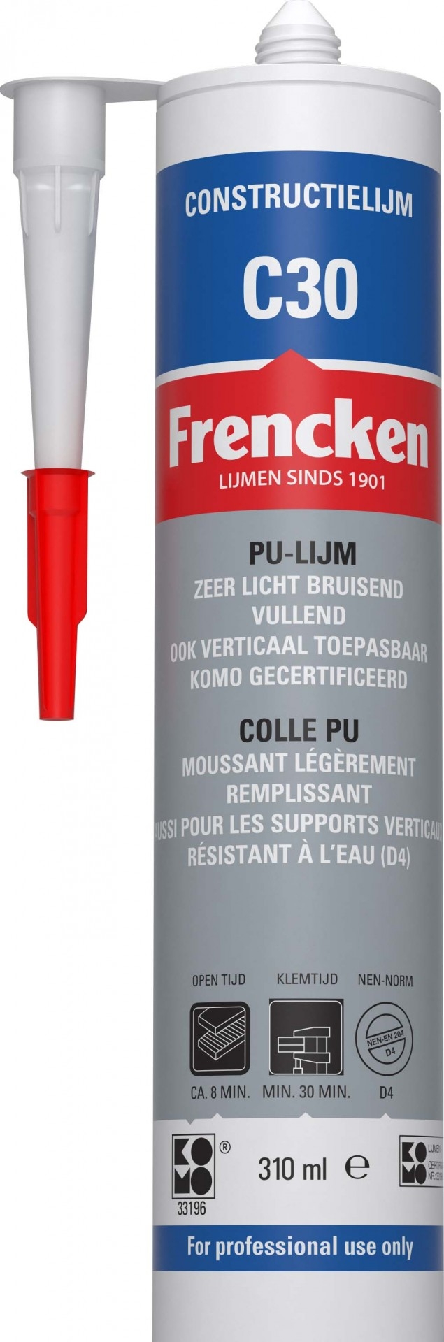 Frencken pu Constructielijm c30 310 ml