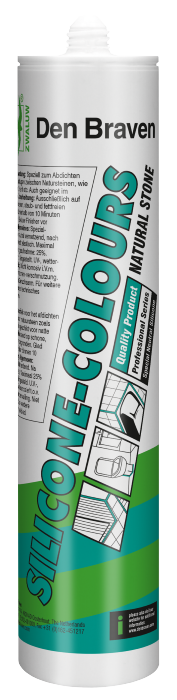 Zwaluw Silicone Colours + Natural Stone 310 ml Antraciet Grey