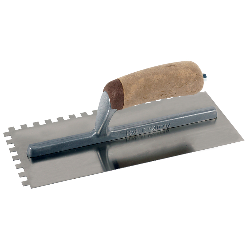 Super Prof Lijmspaan PURE getand 280x120 mm / 12x12 mm RVS
