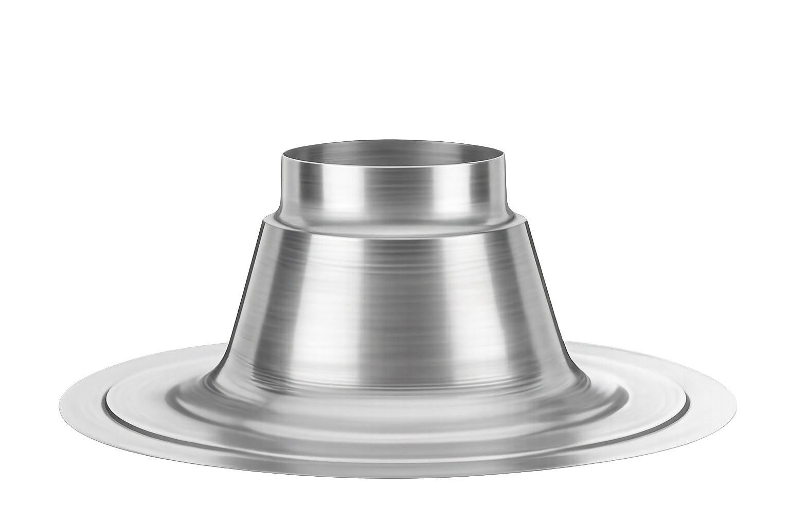 Burgerhout Alu plakplaat rookgasafv 133 mm