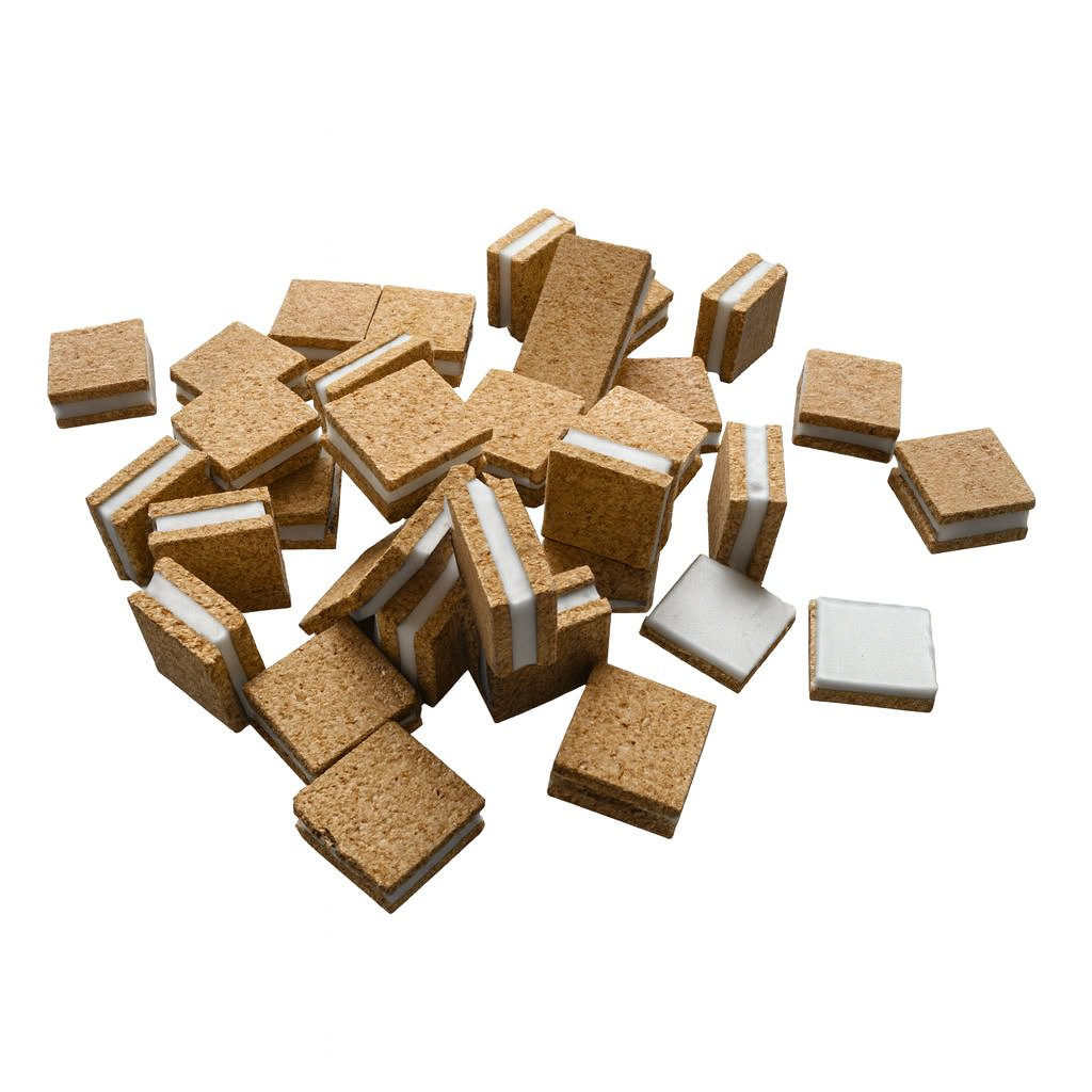 Kurkjes  20x20x3mm  ca. 1000 stuks