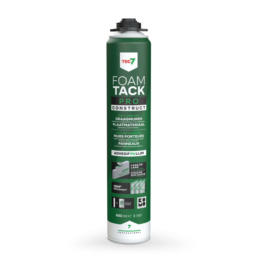 Tec7 FoamTack Pro Construct 880ml Tec7 FoamTack Pro Construct 880ml