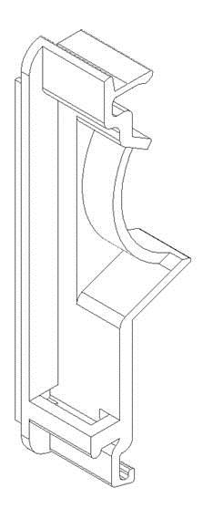 Bedieningsplaat MultiCoust EPC (VariaCoust) rechts zwart