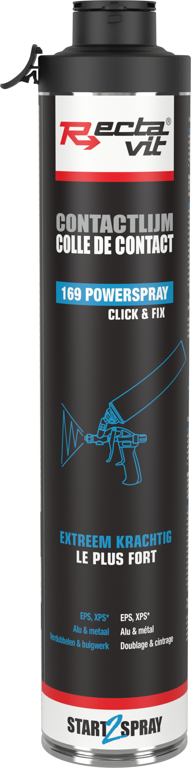 Rectavit 169 Powerspray Click & Fix 750ml Rectavit 169 Powerspray Click & Fix 750ml