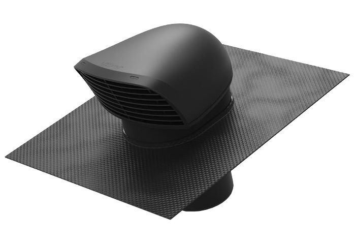 Renson Design Dakdoorvoer Flex Zwart - XL 180/200mm