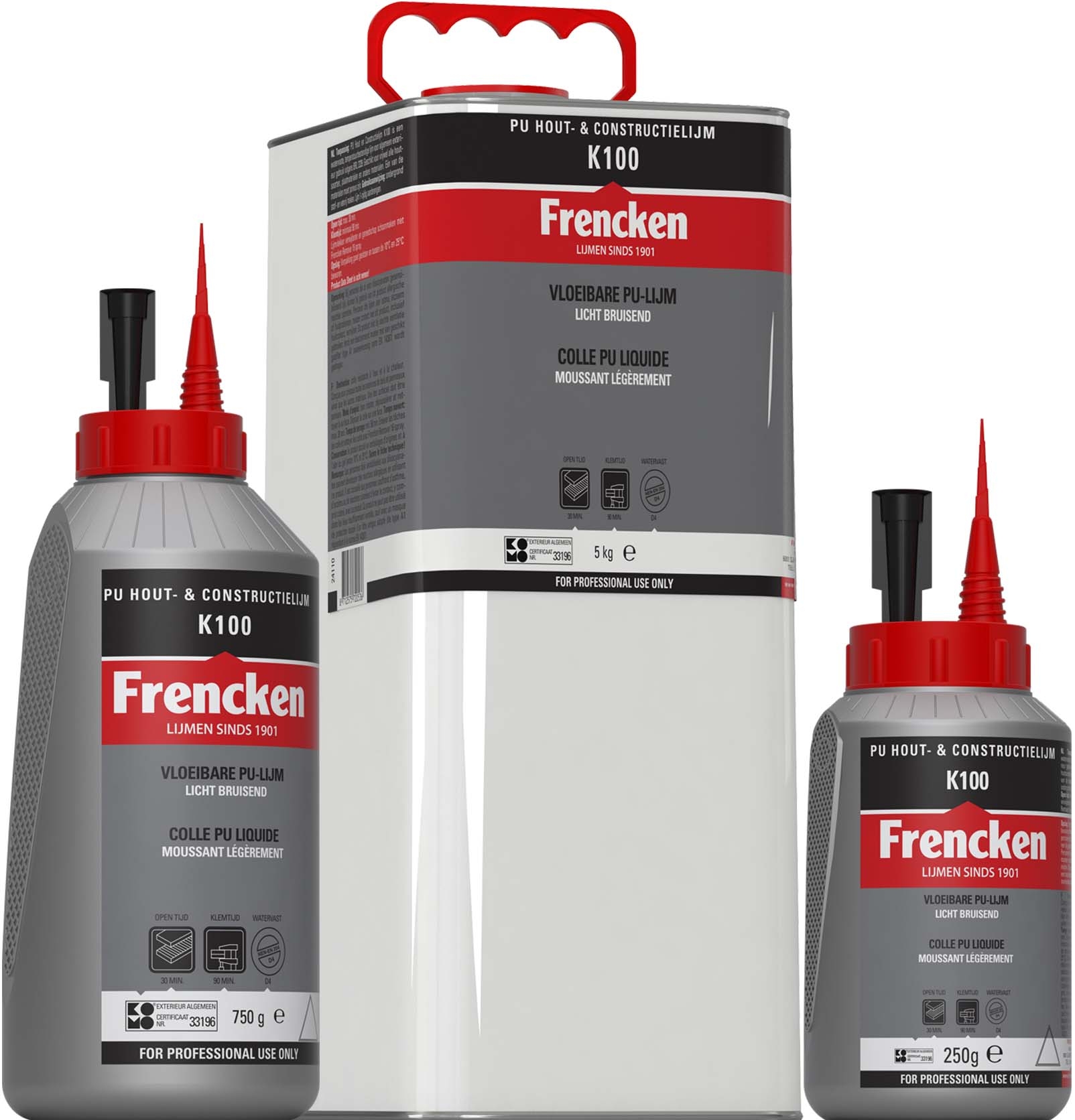 Frencken PU Constructielijm C90 Liquid 5kg