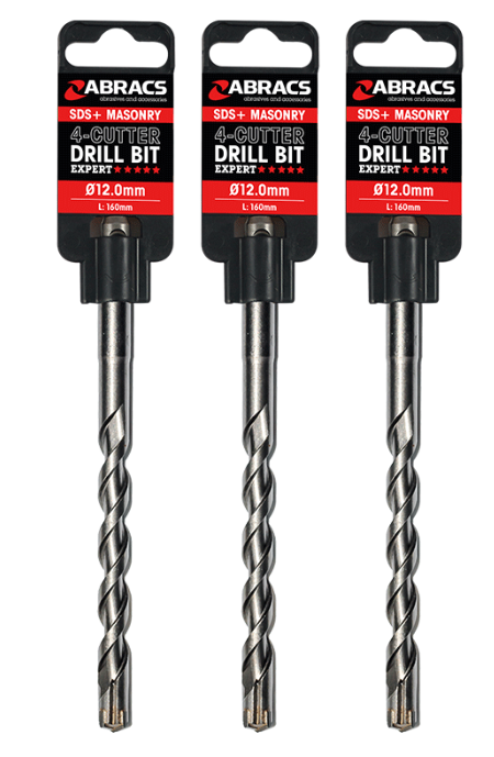 Abracs SDS+ Stone drill bit - 4 cutter 5.0 x 160mm Abracs SDS+ Stone drill bit - 4 cutter 5.0 x 160mm
