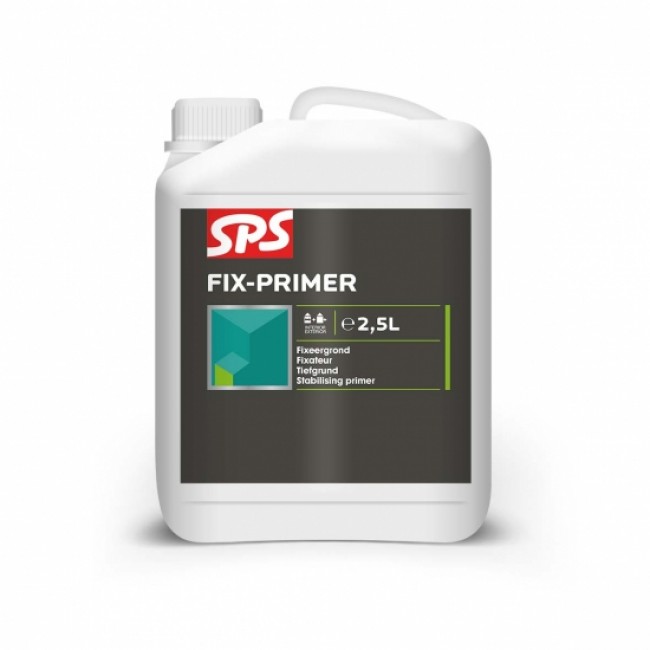 Sps Fix-Primer (bi/bu) Transparant 2,5 ltr