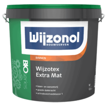 Wijzonol Wijzotex Bio extra mat 10 ltr  Ral7047