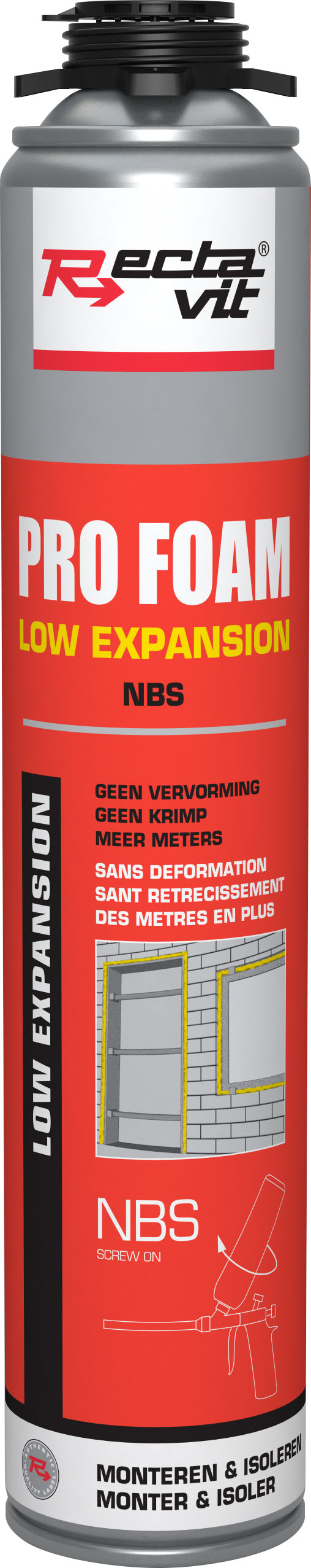 Rectavit Pro Foam Low Expansion NBS 800ml Groen