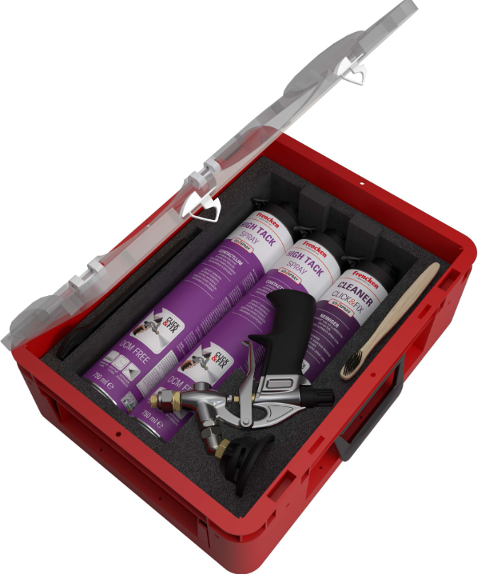 Frencken Click & Fix CF1661 Adhesive Spray Starter Kit